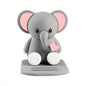 Cute Elephant Phone Stand - Multi-Functional Mini Holder with Adjustable Viewing Angle - Desktop Smartphone Stand