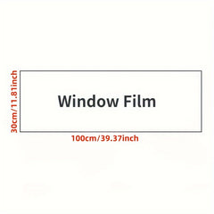 1 Roll Heat Insulation Window Film for Office & Home - Anti-Peeping Privacy, Protection & Sunshade, One-Way View, Easy & Stick PET Film, 2mil Thick Contemporary Design, Privacy Window Film, Architectural Integration, Durable Adhesive