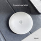 Minimalist Round Desktop Wireless Charger with Ambient Light, Wireless Charging for Phones