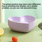 5pcs Heart-Shaped Snack & Fruit Plate Set - Durable Plastic, Perfect for Desserts, Cakes, and Pickles - Ideal Kitchen Accessory