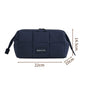 Large Capacity Travel Makeup Bag - Portable Cosmetic Organizer for Skincare & Lipsticks, Frame Opening Toiletry Bag with Handle