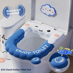 Scented Toilet Seat Covers, Adhesive Waterproof Design, Thickened & Long-Lasting, Eliminates Odors,  Bathroom Hygiene