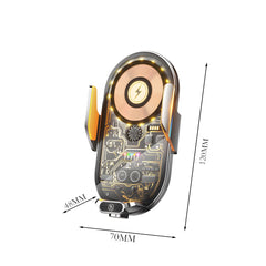 Multifunctional 66W Magnetic Fast Wireless Car Charger Mount - Automatic Clamping