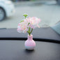 Mini simulation creative vase handicraft ornament, micro landscape ornament, center console car interior jewelry
