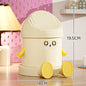 Desktop trash can, home office bedroom dormitory small covered storage bucket