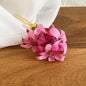 Spring new fabric flower hairpin elegant and exquisite temperament niche idyllic hairpin light luxury high-end hairpin