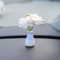 Mini simulation creative vase handicraft ornament, micro landscape ornament, center console car interior jewelry