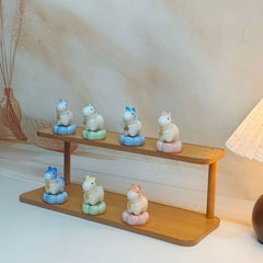 Jingdezhen crystal glaze turning pony high value ceramic tea pet ornament car ornament