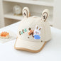 2026 new baseball, male rabbit ears cartoon visor cap cap