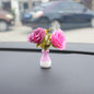 Mini simulation creative vase handicraft ornament, micro landscape ornament, center console car interior jewelry