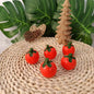 Handmade wooden engraving and painting cute cartoon ornaments