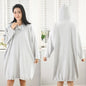 Spring, autumn and winter bathrobes, women's household absorbent quick-drying hooded bath towels, soft and comfortable home clothes