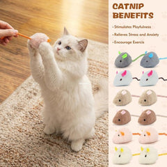 Simulated plush mouse cat toy interactive cat toy