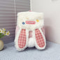 Girl sweet wind cartoon schoolbag, cute embroidered drawstring flip large capacity backpack female student backpack