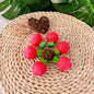 Handmade wooden engraving and painting cute cartoon ornaments