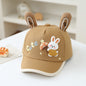 2026 new baseball, male rabbit ears cartoon visor cap cap