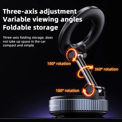 K007 Magnetic Phone Holder｜Three-axis Rotation For Free Adjustment｜A Convenient Choice For Multiple Scenarios.