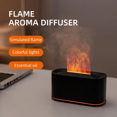 New USB Aroma Diffuser Humidifier Addable Essential Oils Aroma Diffuser with Protection Function 7 Colors Ambient Night Light