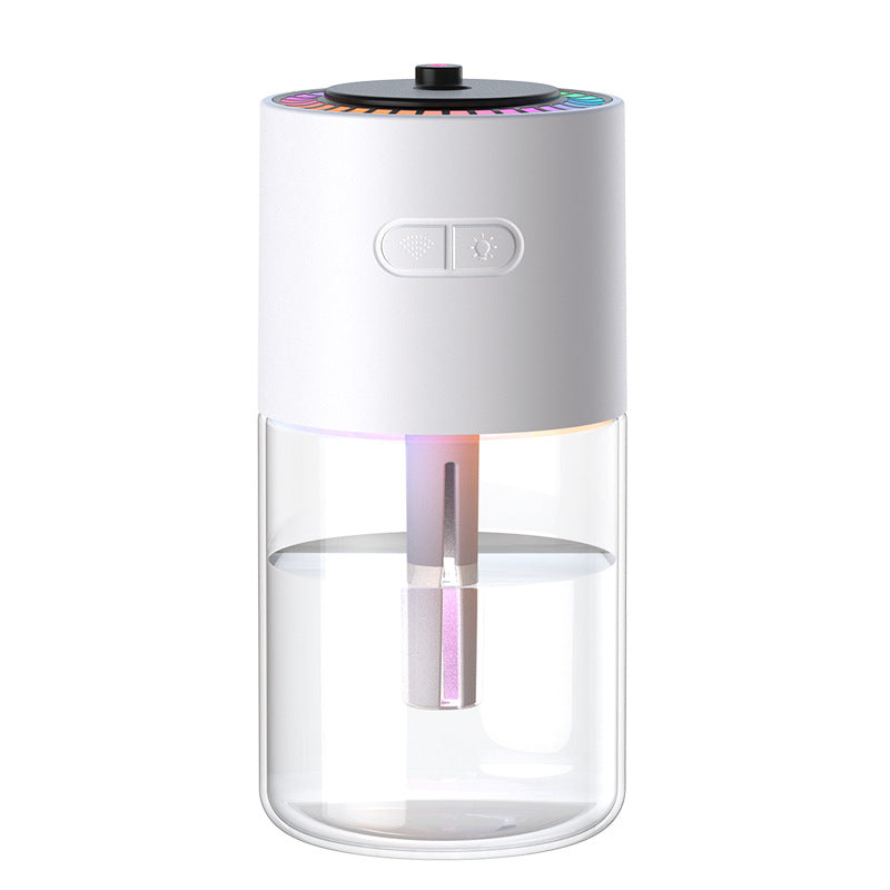 280ML Ultrasonic Cool Mist Air Humidifier and Essential Oil Diffuser with USB Night Light, Quiet for Bedroom, Vehicle, and Office Use