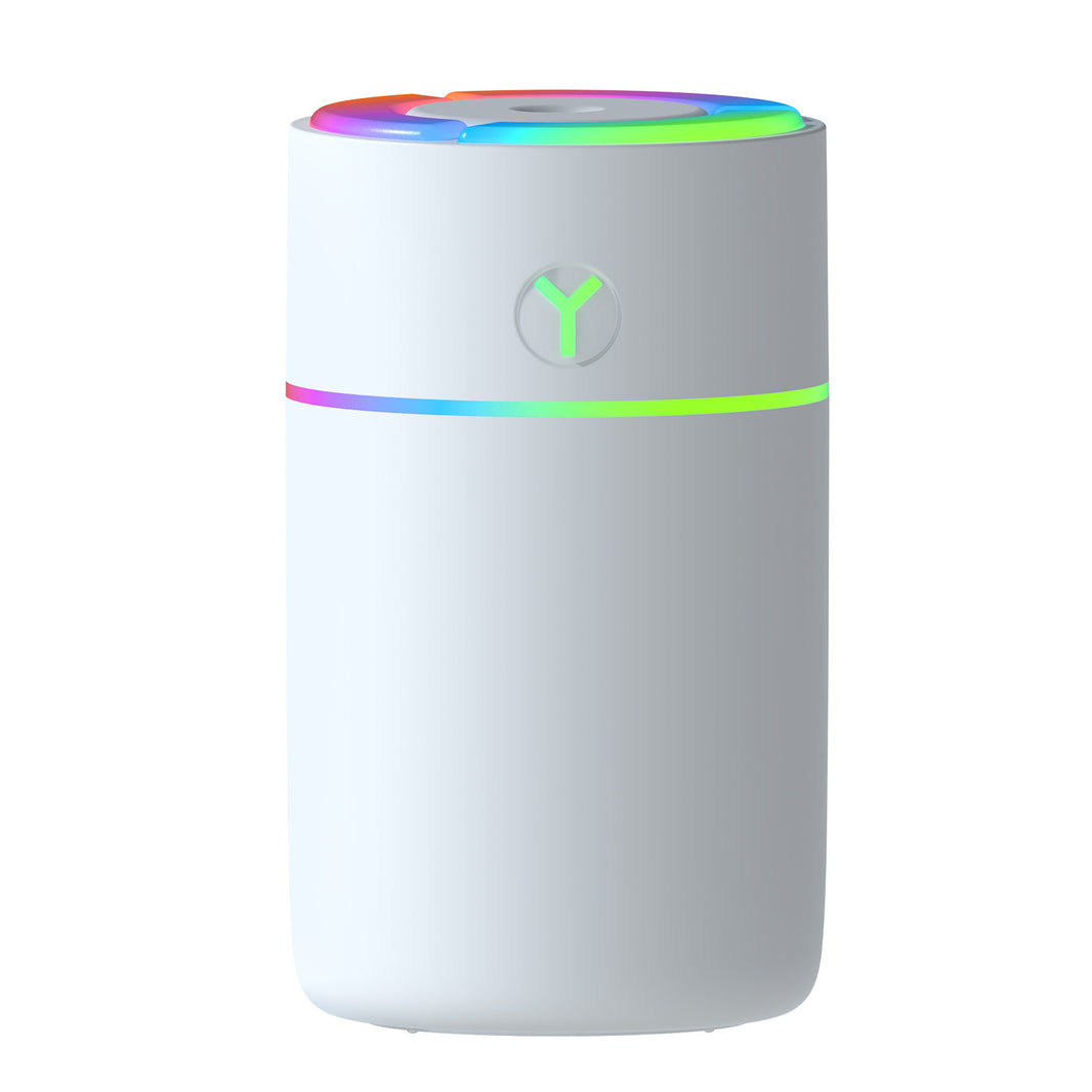 230ML Volcano Ultrasonic Cool Mist Air Humidifier, Quiet for Indoor, Vehicle, and Office Use with USB Aromatherapy Essential Oil Diffuser and Ambient Night Light