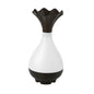 Wood Grain Vase Ultrasonic Cool Mist Air Aromatherapy Diffuser - Silent for Indoor, Car, Office Use - USB Humidifier Essential Oil Diffuser with Ambient Night Light