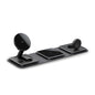 3-in-1 Mini Magnetic Desktop Wireless Charger, PU Material, Foldable Design,