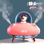 2000mAh Portable Cordless Ultrasonic Cool Mist Air Humidifier - UFO Design with Dual Spray Nozzles - Silent for Indoor, Car, Office Use - USB Aromatherapy Essential Oil Diffuser