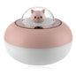 300ML Cat Ultrasonic Cool Mist Humidifier - Quiet Suitable for Indoor, Car, and Office Use - USB Aromatherapy Essential Oil Diffuser with Ambient Night Light