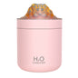 500ML Colorful Volcano Ultrasonic Cool Mist Air Humidifier, Quiet for Indoor, Vehicle, and Office Use with USB Aromatherapy Essential Oil Diffuser and Ambient Night Light