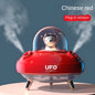 2000mAh Portable Cordless Ultrasonic Cool Mist Air Humidifier - UFO Design with Dual Spray Nozzles - Silent for Indoor, Car, Office Use - USB Aromatherapy Essential Oil Diffuser