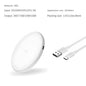 Minimalist Round Desktop Wireless Charger, Wireless Charging for Phones