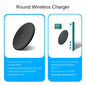 Minimalist Round Desktop Wireless Charger, Wireless Charging for Phones