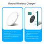 Minimalist Round Desktop Wireless Charger, Wireless Charging for Phones