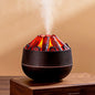 2025 Mini Aroma Diffuser with Night Light New Artificial Charcoal Fire Air Humidifier Mist Sprayer for Home