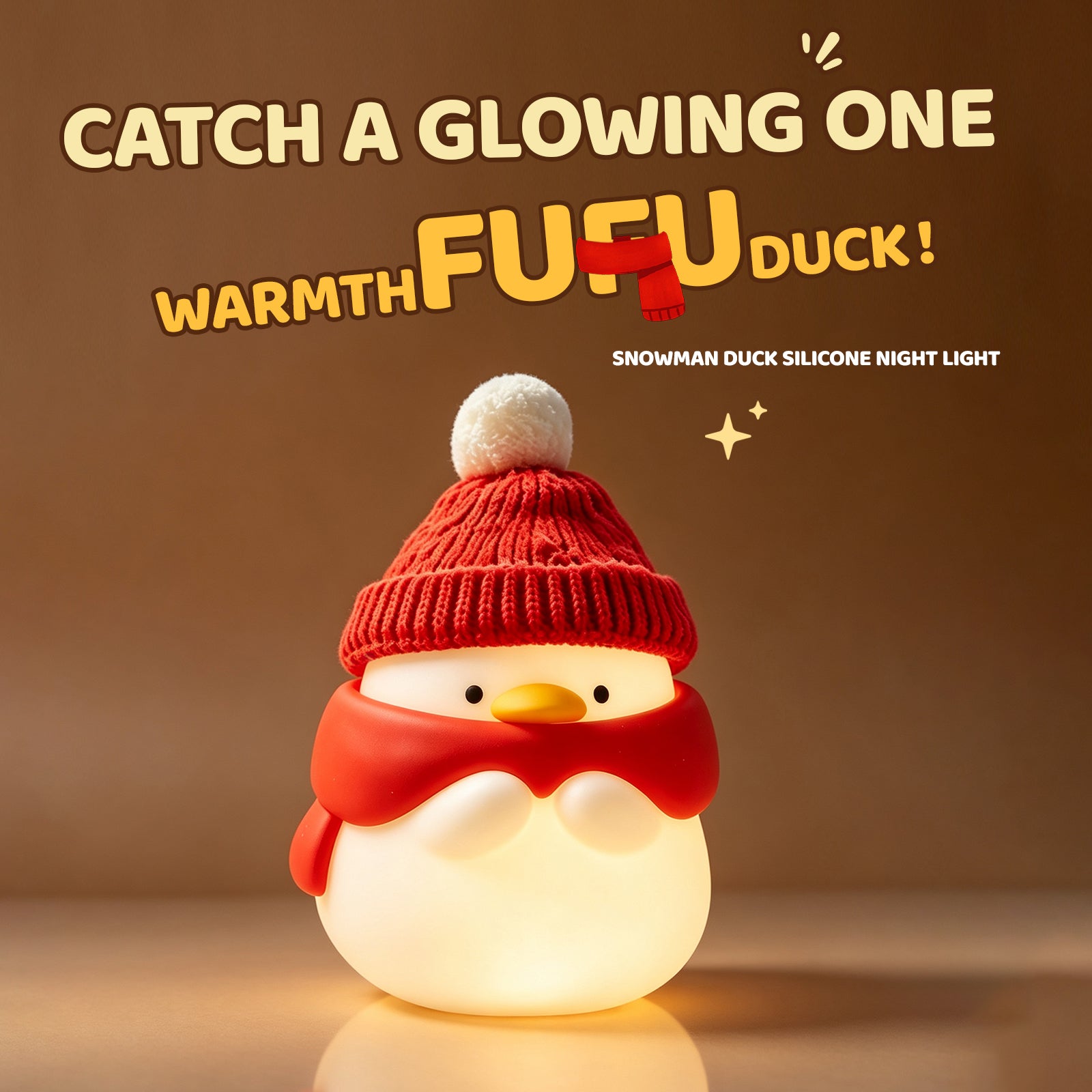Snowman duck night light main image 1