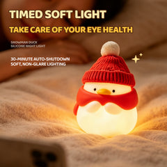 Snowman duck night light main image 2