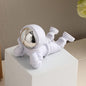 Astronaut-Themed Phone Stand - Desktop Decorative Figurine Holder - Creative Smartphone Desk Accessory