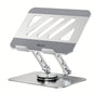 360° Rotating Base Tablet Stand - Compatible with All Laptops & Tablets 4–13 Inches - Adjustable Desktop Holder
