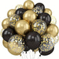 30pcs 30.48 cm Metallic Golden Balloons Pearl White Latex Balloons Golden Confetti Balloons for Birthday Weddings Anniversary Party Decorations, Halloween Decorations, Christmas Decorations