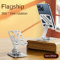 360° Rotating Carbon Steel Phone Stand - Portable Foldable Desktop Metal Holder - Wholesale Bulk Supply