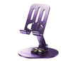 360° Rotating Metal Phone Stand - Premium Mechanical Desktop & Tablet Holder - Foldable Design - Ideal for Streaming & Entertainment - Wholesale Bulk Supply