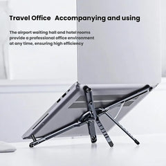 3-in-1 Magnetic Phone, Tablet & Laptop Stand with Tripod - Adjustable Multi-Functional Holder - Wholesale Bulk Supply