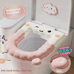 Scented Toilet Seat Covers, Adhesive Waterproof Design, Thickened & Long-Lasting, Eliminates Odors,  Bathroom Hygiene