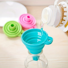 1pc, Collapsible Funnel Foldable Funnels For Water Bottle Liquid Transfer, Kitchen Gadgets, Kitchen Accessories