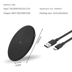 Minimalist Round Desktop Wireless Charger, Wireless Charging for Phones