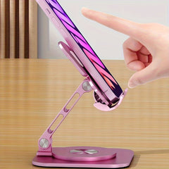 Butterfly Aluminum Alloy Adjustable Metal Stand - Compatible with Smartphones - Desktop Holder