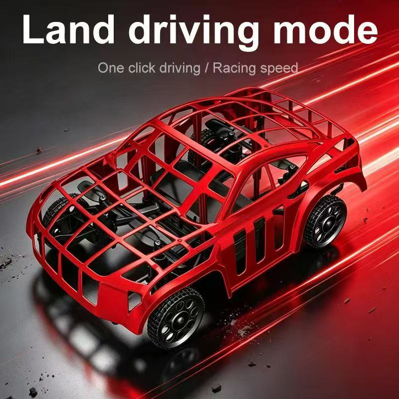 S65 Red land and air RC car drone