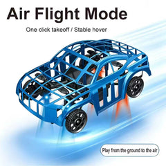 S65 Blue land and air RC car drone