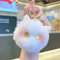 Plush cat keychain, keychain, keyring, backpack, schoolbag pendant, Valentine's Day party