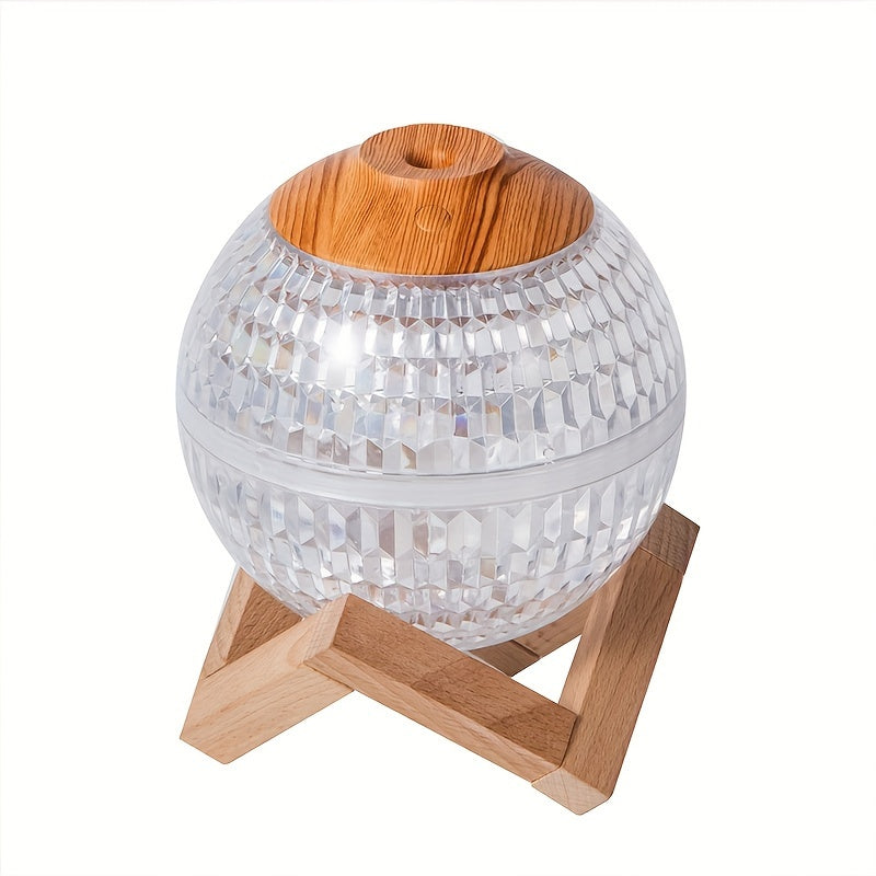 Ultrasonic Cool Mist Air Humidifier with USB Multicolor Ambient Table Lamp Night Light, Essential Oil Diffuser